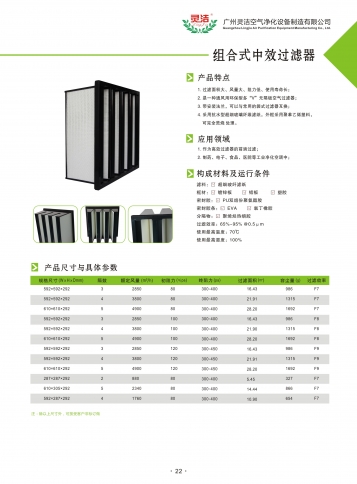 組合式高效過濾器